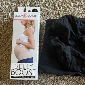Belly Bandit Belly Boost Maternity belly support, black, size large